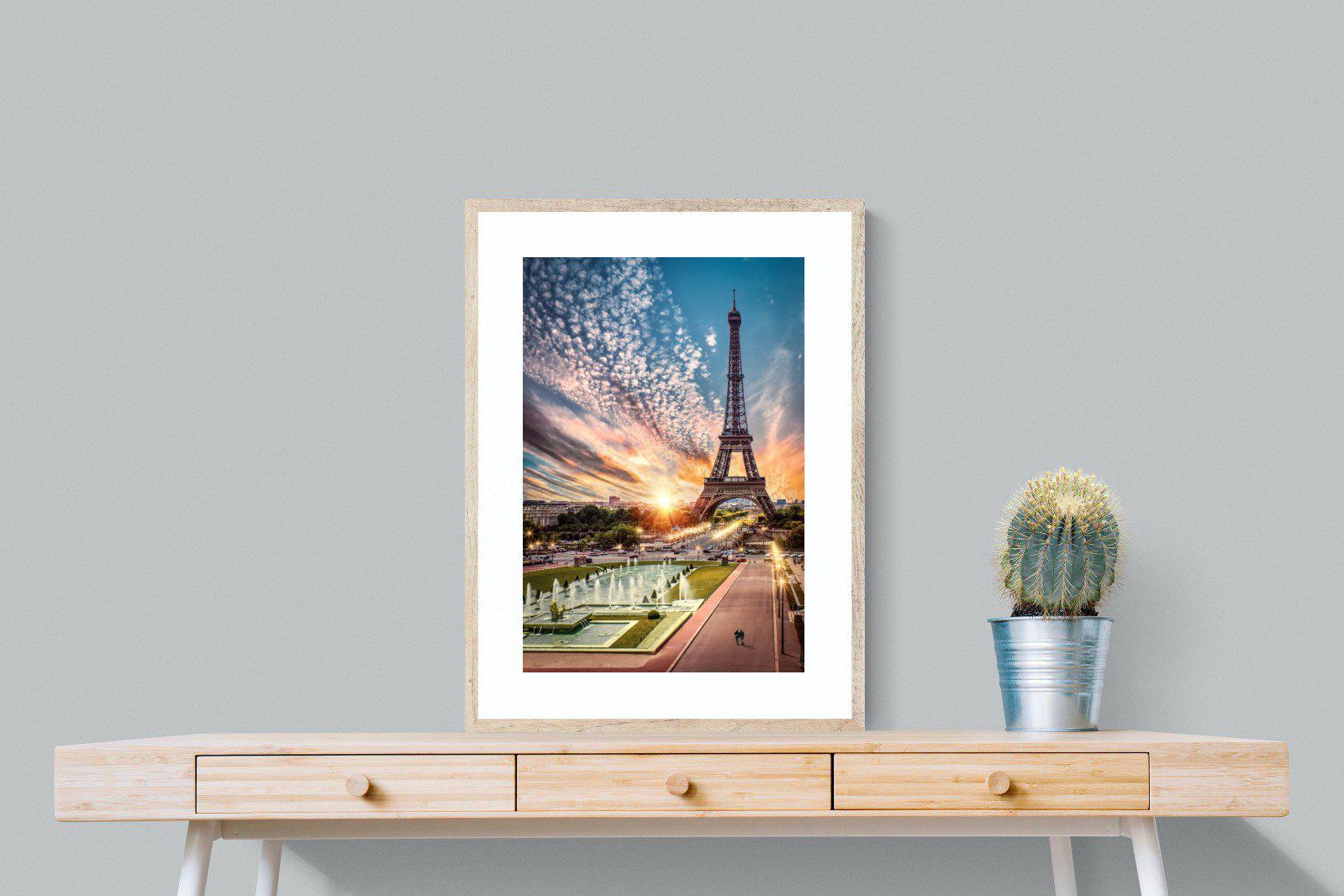 Paris-Wall_Art-60 x 80cm-Framed Print-Wood-Pixalot