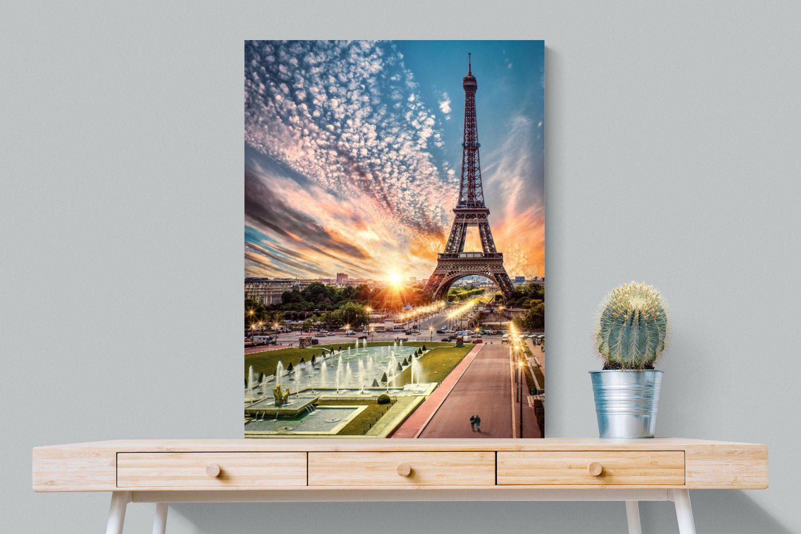 Paris-Wall_Art-75 x 100cm-Mounted Canvas-No Frame-Pixalot