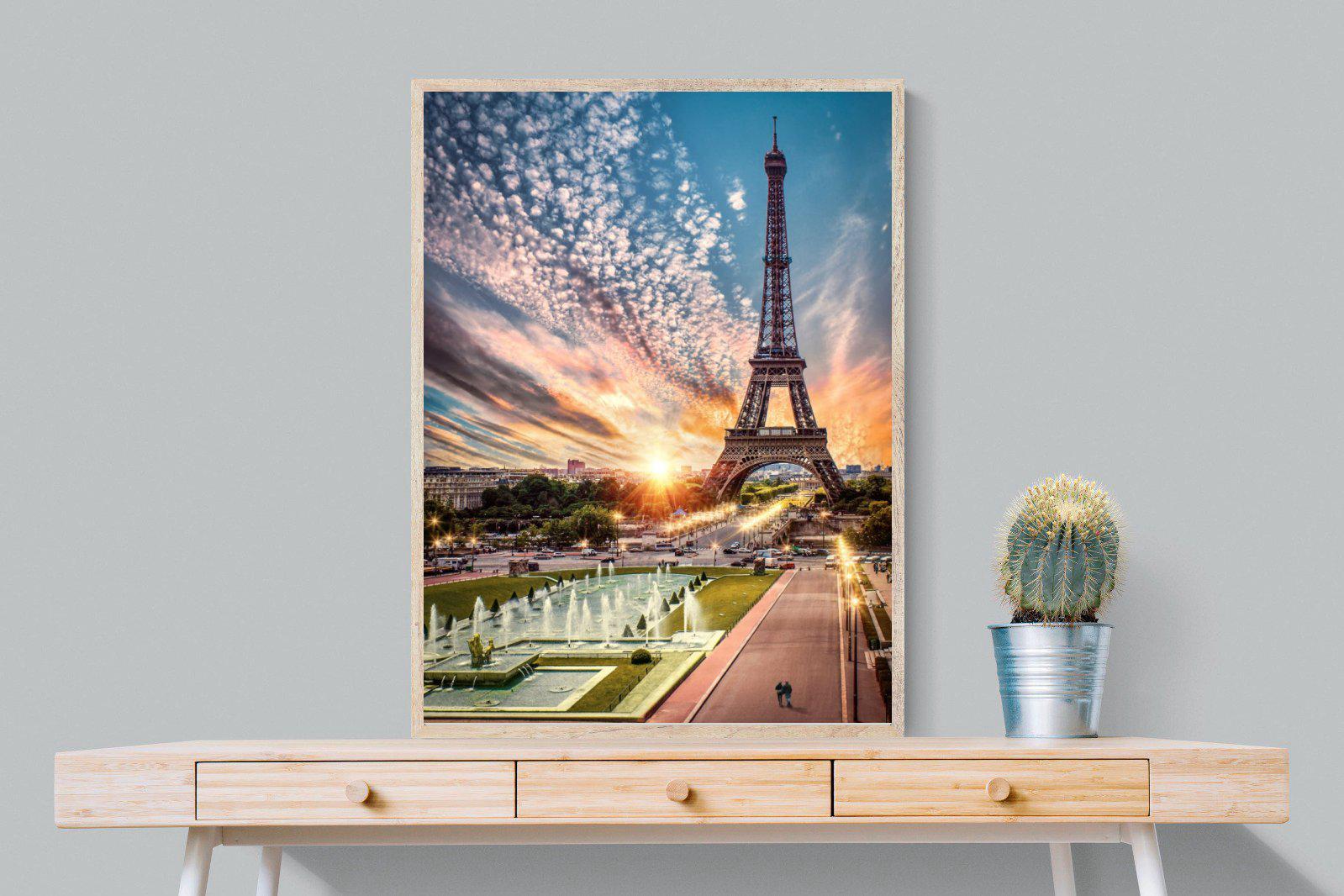 Paris-Wall_Art-75 x 100cm-Mounted Canvas-Wood-Pixalot