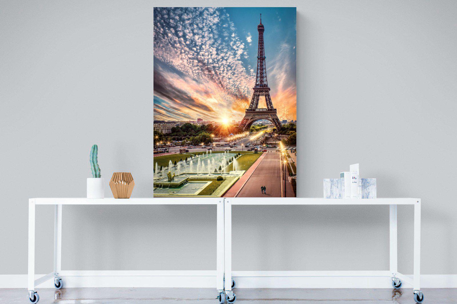 Paris-Wall_Art-90 x 120cm-Mounted Canvas-No Frame-Pixalot