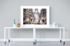 Paris by Oil-Wall_Art-120 x 90cm-Framed Print-White-Pixalot
