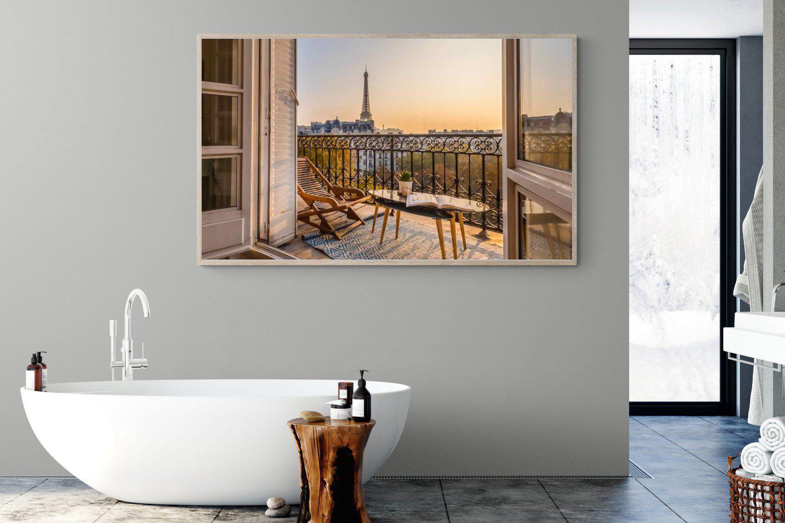 Parisian Balcony-Wall_Art-180 x 110cm-Mounted Canvas-Wood-Pixalot
