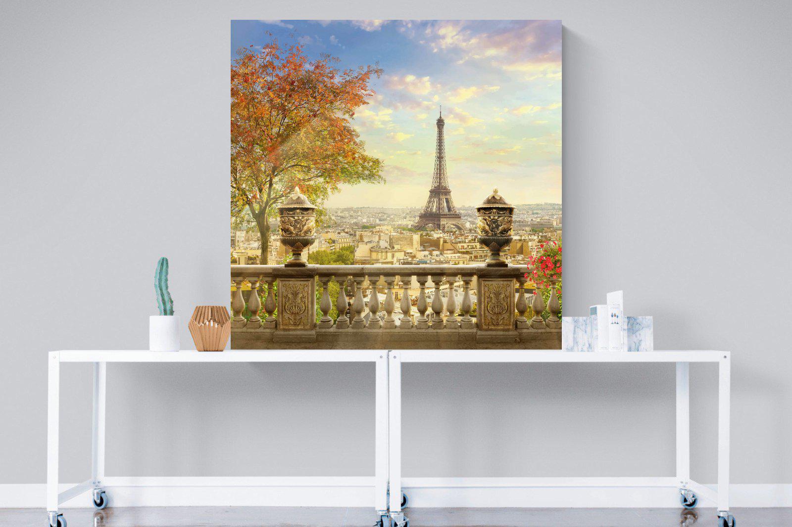 Parisian Perfection-Wall_Art-120 x 120cm-Mounted Canvas-No Frame-Pixalot