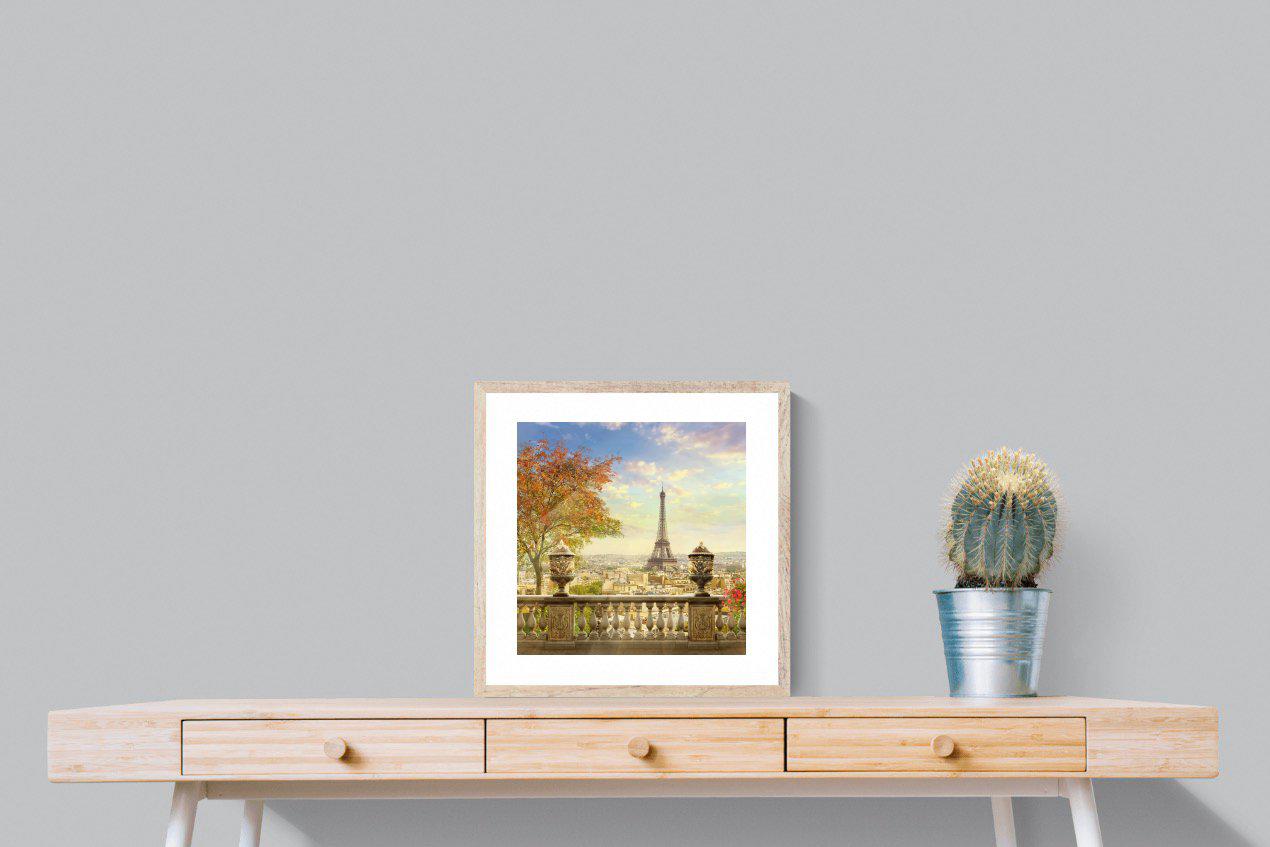 Parisian Perfection-Wall_Art-50 x 50cm-Framed Print-Wood-Pixalot
