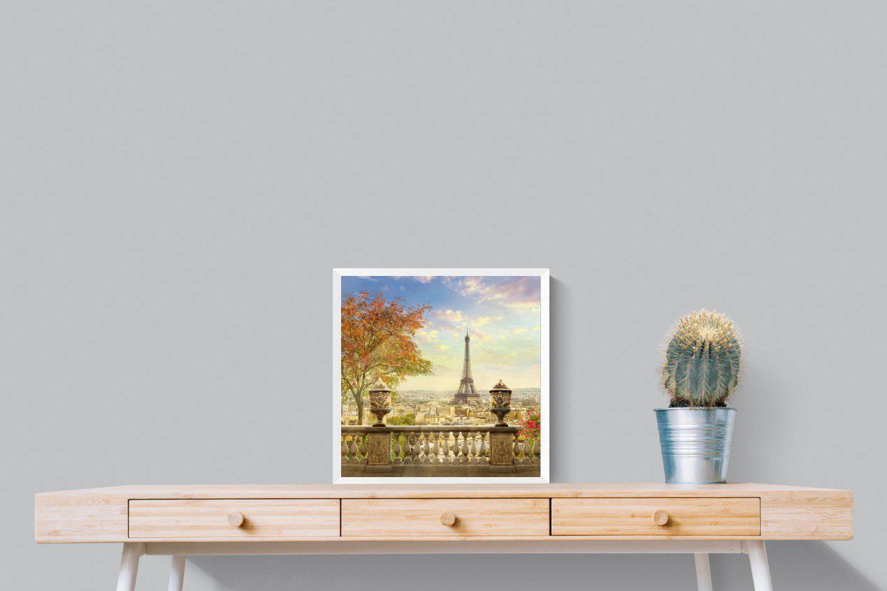 Parisian Perfection-Wall_Art-50 x 50cm-Mounted Canvas-White-Pixalot