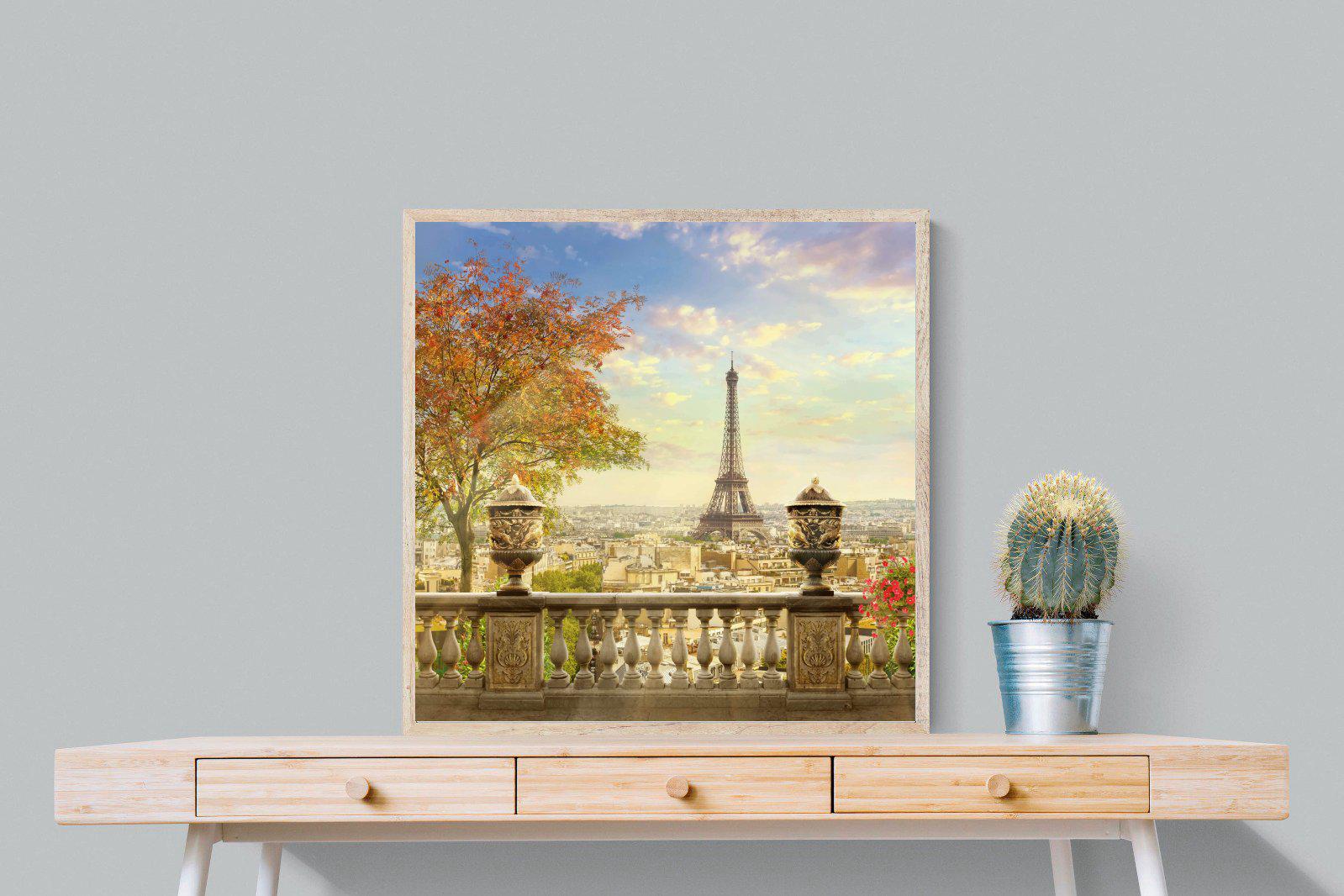 Parisian Perfection-Wall_Art-80 x 80cm-Mounted Canvas-Wood-Pixalot
