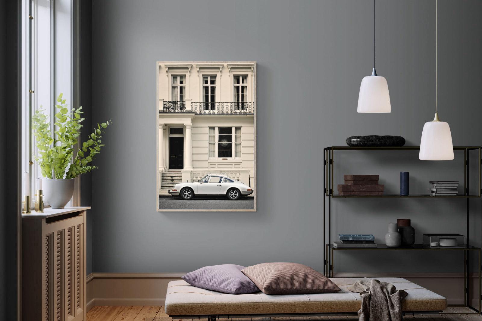 Parisian Porsche-Wall_Art-100 x 150cm-Mounted Canvas-Wood-Pixalot