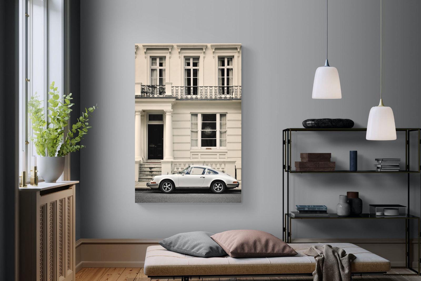 Parisian Porsche-Wall_Art-120 x 180cm-Mounted Canvas-No Frame-Pixalot