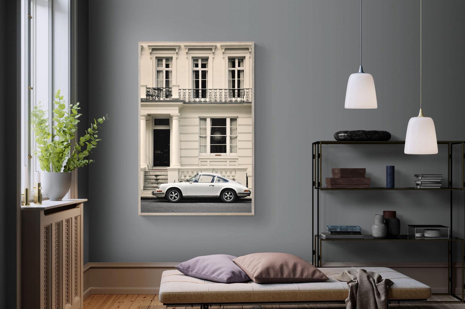 Parisian Porsche-Wall_Art-120 x 180cm-Mounted Canvas-Wood-Pixalot