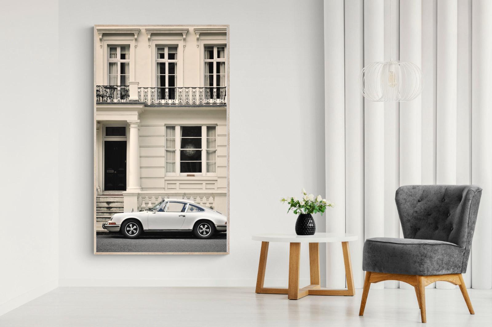 Parisian Porsche-Wall_Art-130 x 220cm-Mounted Canvas-Wood-Pixalot