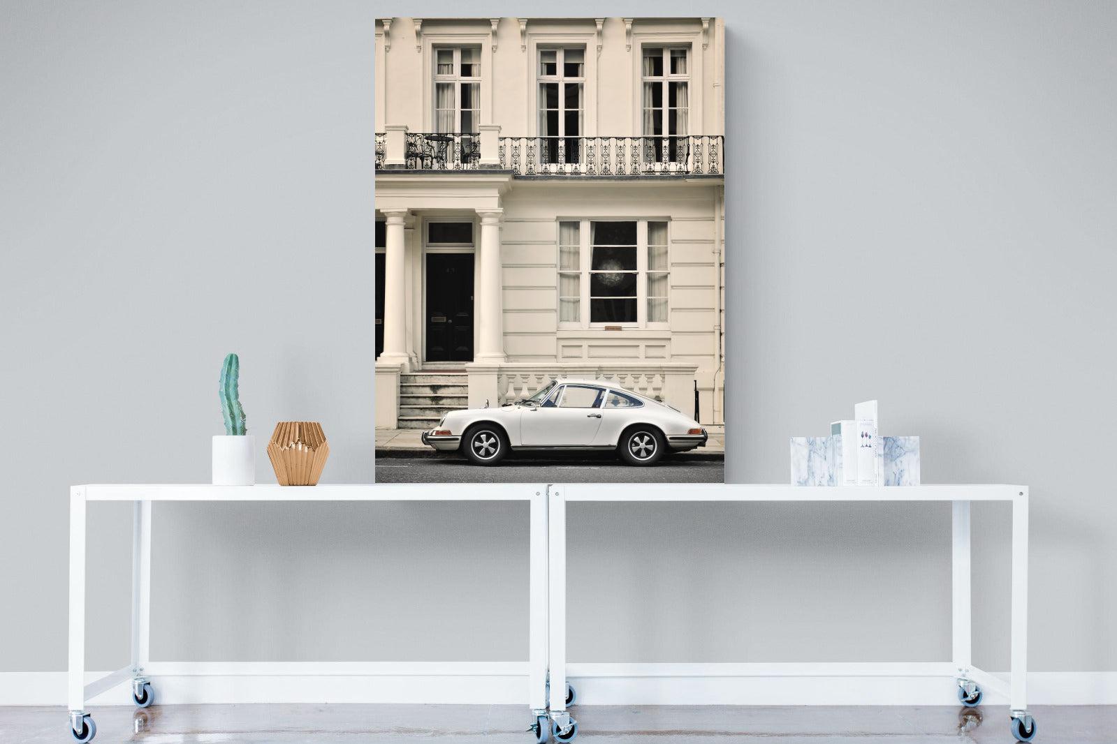 Parisian Porsche-Wall_Art-90 x 120cm-Mounted Canvas-No Frame-Pixalot