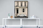 Parisian Porsche-Wall_Art-90 x 120cm-Mounted Canvas-Black-Pixalot