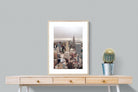 Pastel New York-Wall_Art-60 x 80cm-Framed Print-Wood-Pixalot