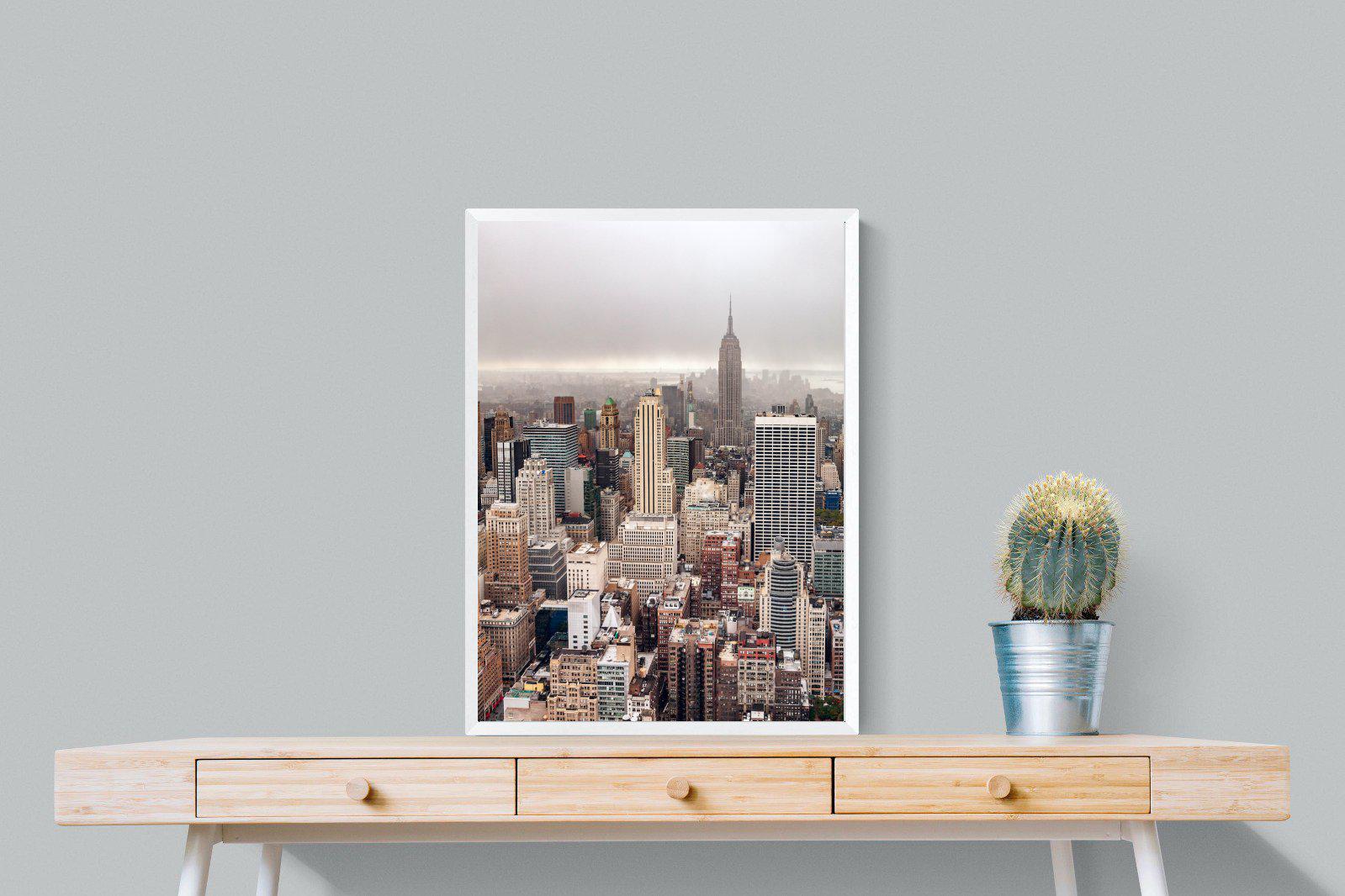 Pastel New York-Wall_Art-60 x 80cm-Mounted Canvas-White-Pixalot
