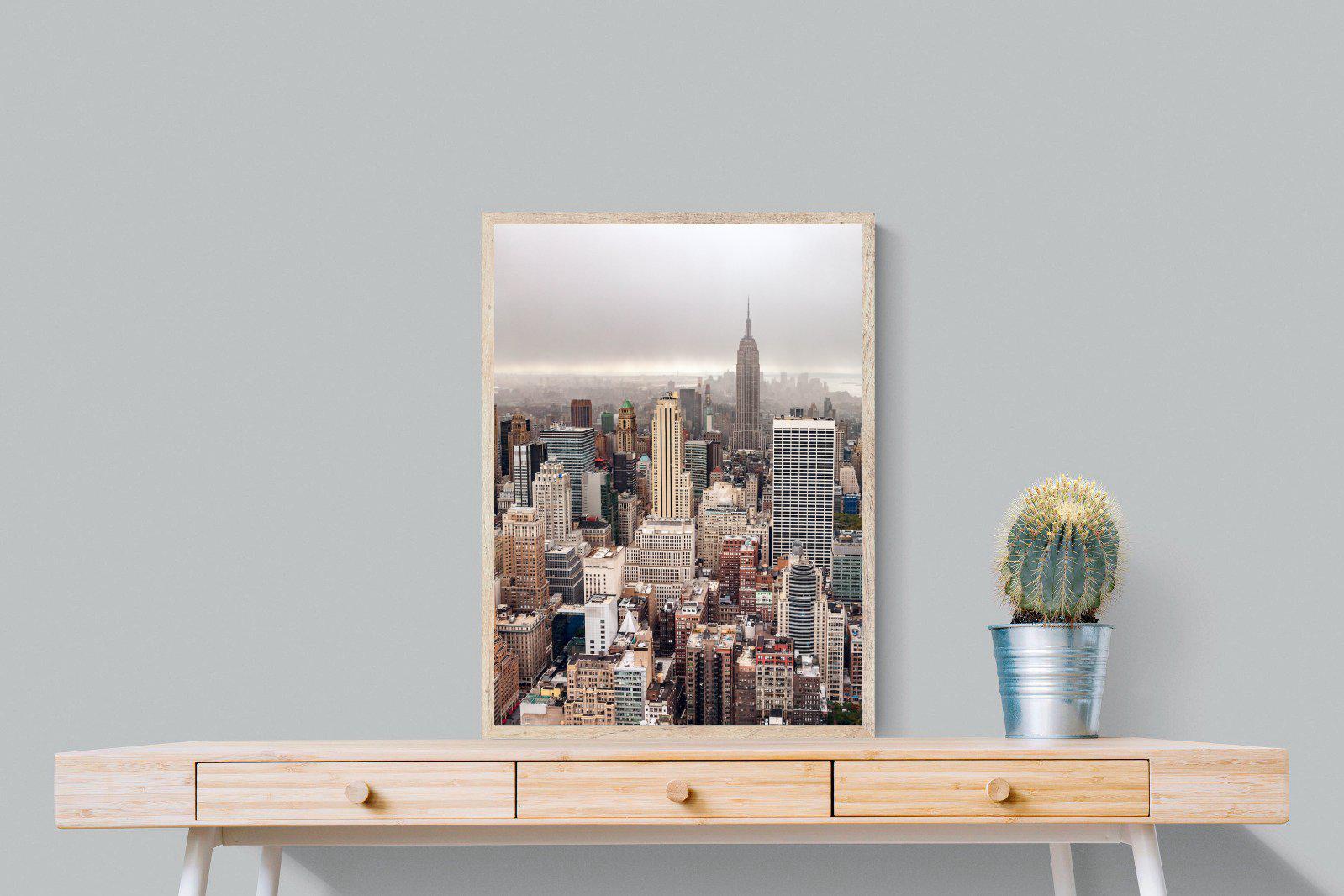 Pastel New York-Wall_Art-60 x 80cm-Mounted Canvas-Wood-Pixalot