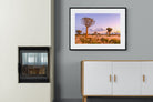 Pastel Skies-Wall_Art-100 x 75cm-Framed Print-Black-Pixalot