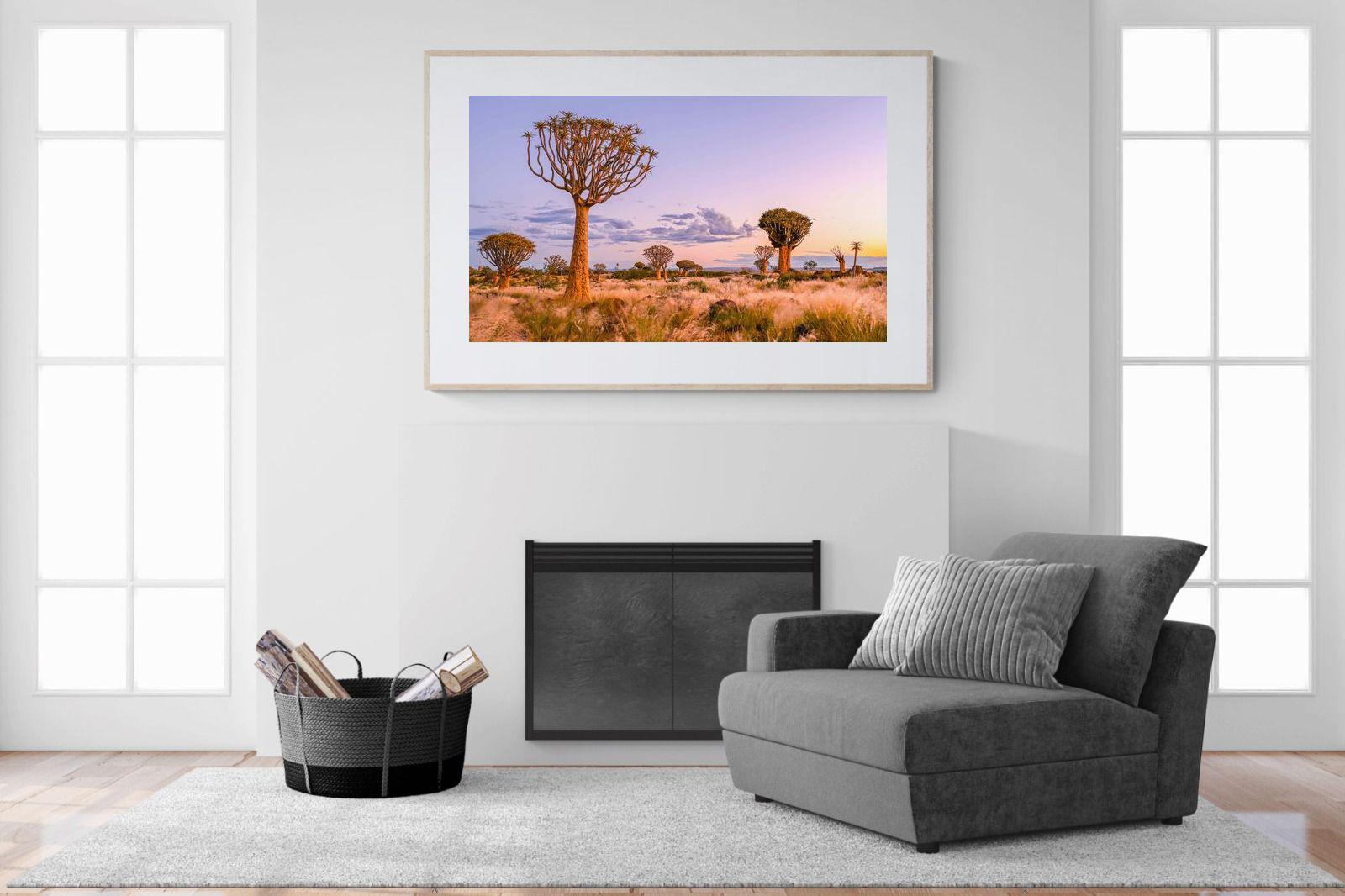 Pastel Skies-Wall_Art-150 x 100cm-Framed Print-Wood-Pixalot