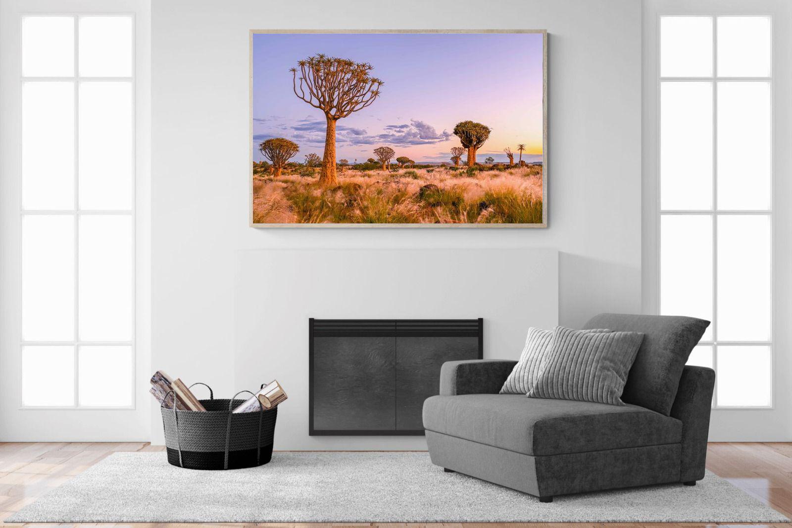Pastel Skies-Wall_Art-150 x 100cm-Mounted Canvas-Wood-Pixalot