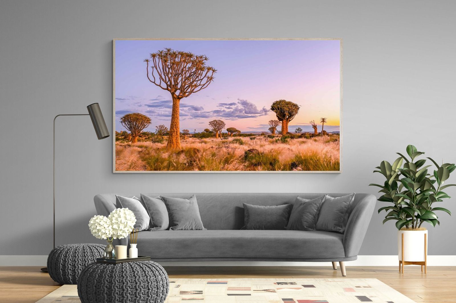 Pastel Skies-Wall_Art-220 x 130cm-Mounted Canvas-Wood-Pixalot