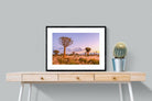 Pastel Skies-Wall_Art-80 x 60cm-Framed Print-Black-Pixalot