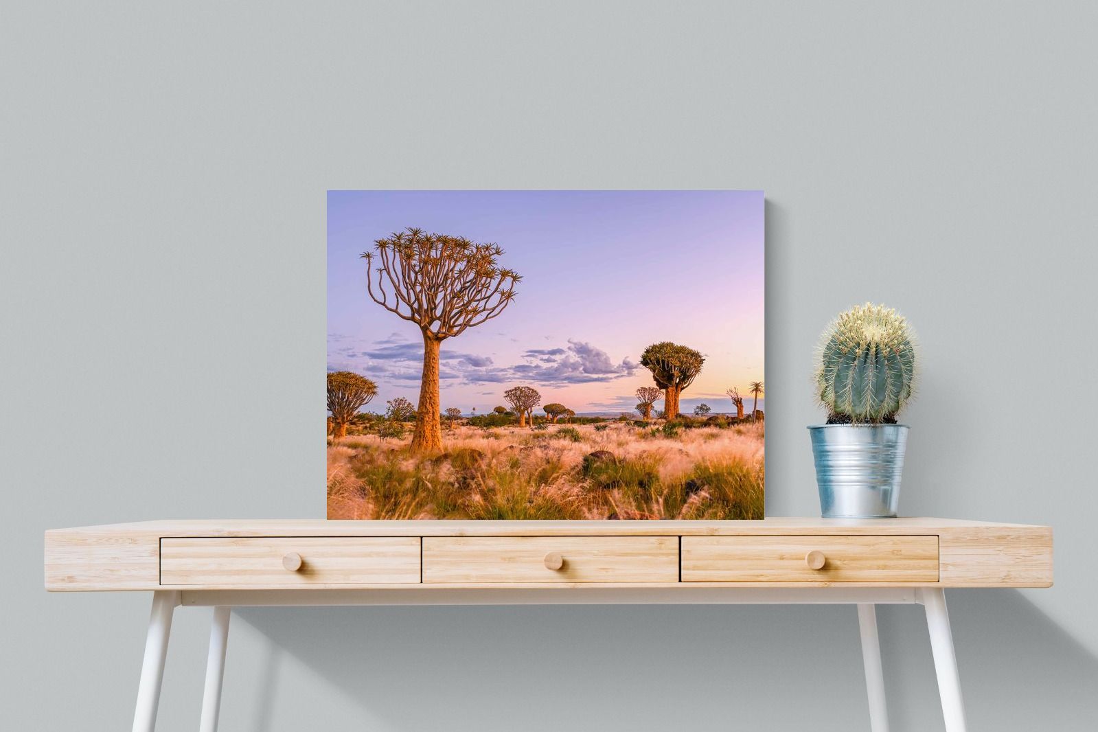 Pastel Skies-Wall_Art-80 x 60cm-Mounted Canvas-No Frame-Pixalot