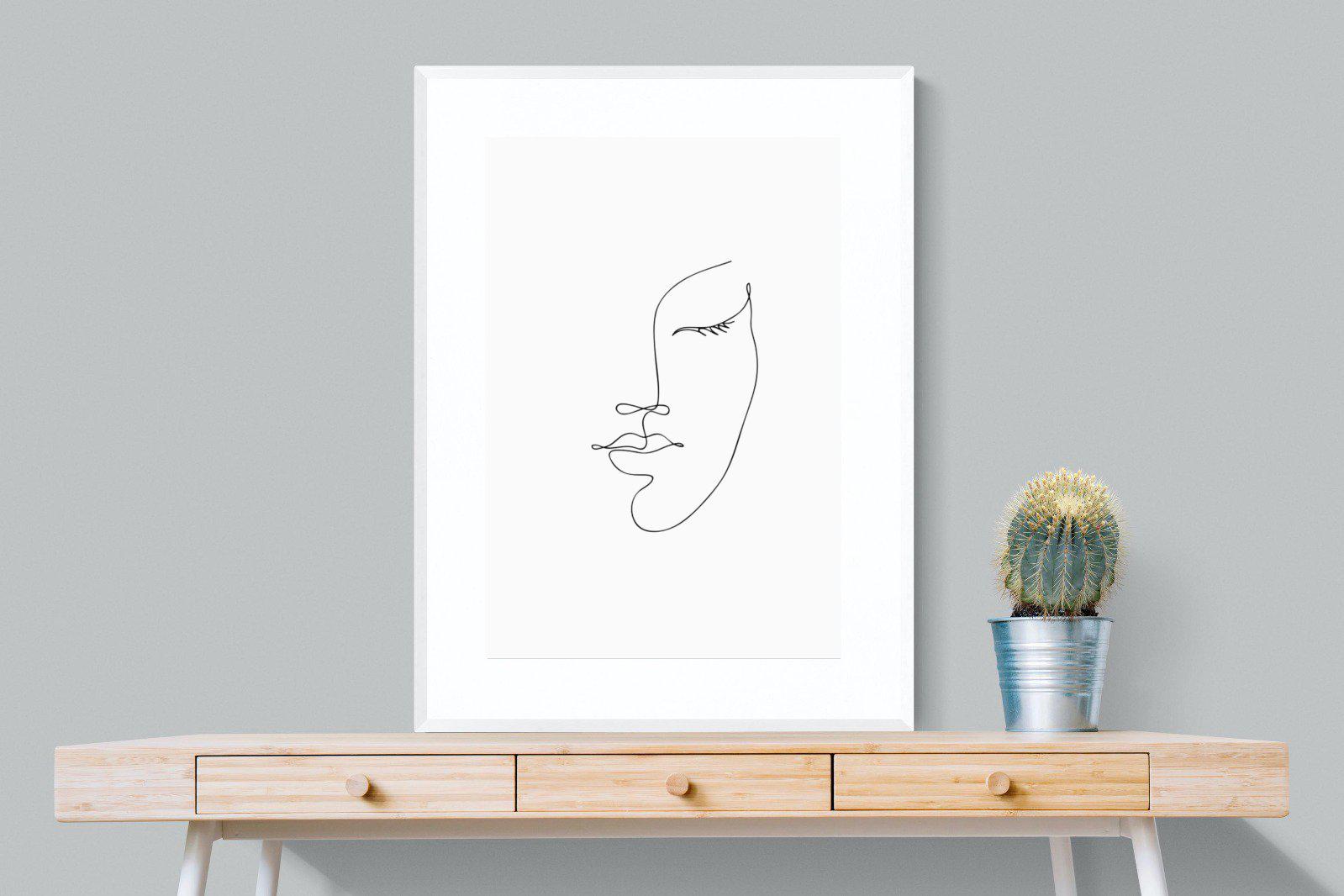 Patricia-Wall_Art-75 x 100cm-Framed Print-White-Pixalot