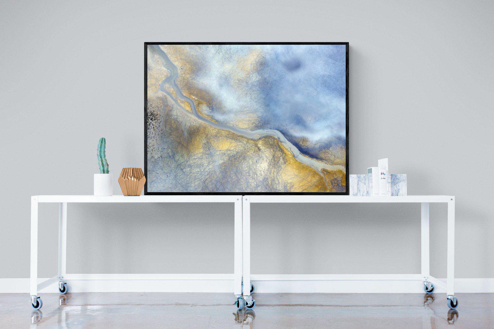 Paved With Gold-Wall_Art-120 x 90cm-Mounted Canvas-Black-Pixalot