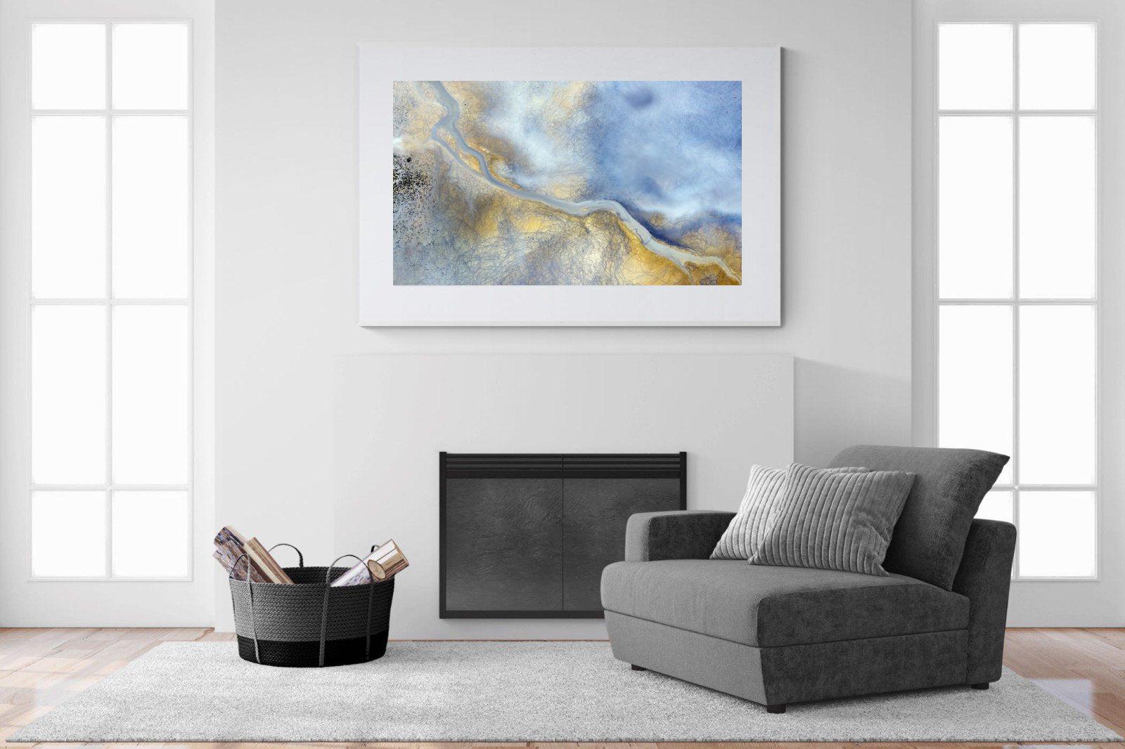 Paved With Gold-Wall_Art-150 x 100cm-Framed Print-White-Pixalot
