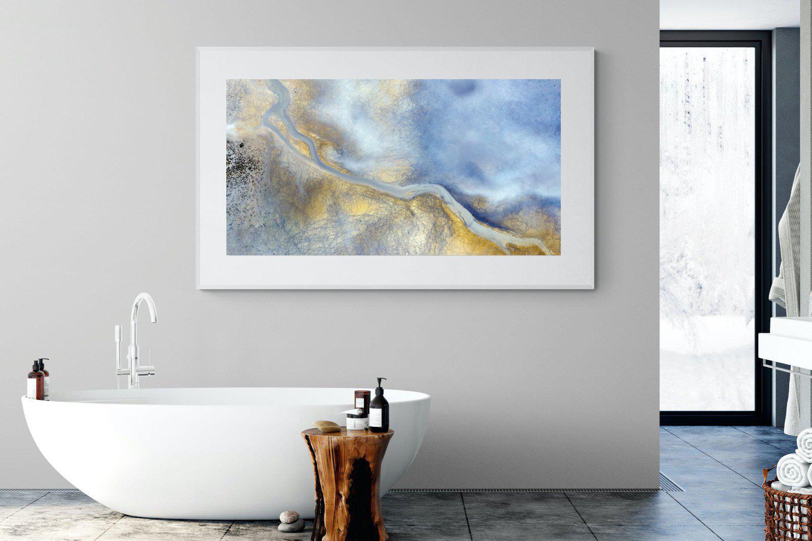 Paved With Gold-Wall_Art-180 x 110cm-Framed Print-White-Pixalot