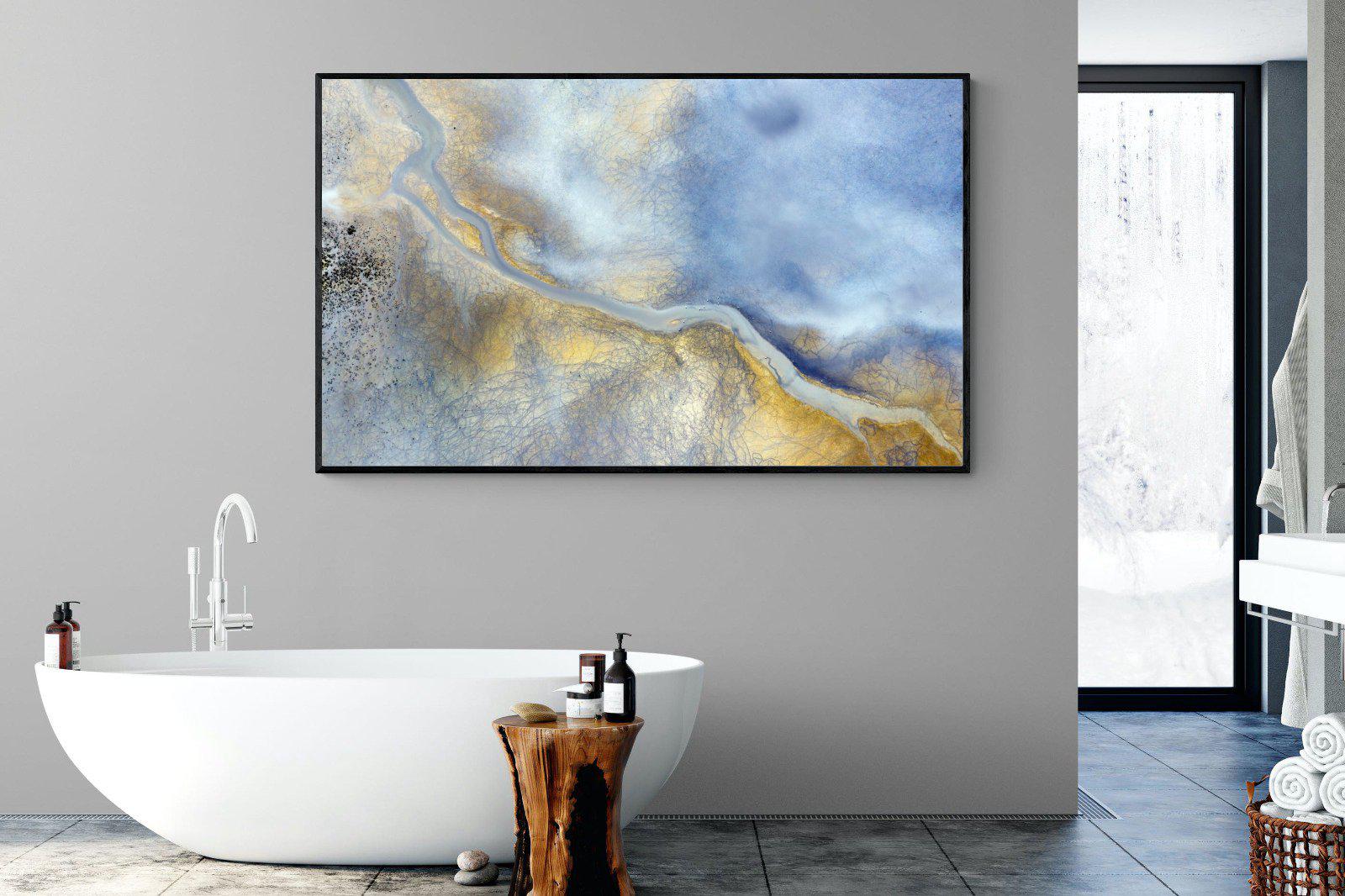Paved With Gold-Wall_Art-180 x 110cm-Mounted Canvas-Black-Pixalot