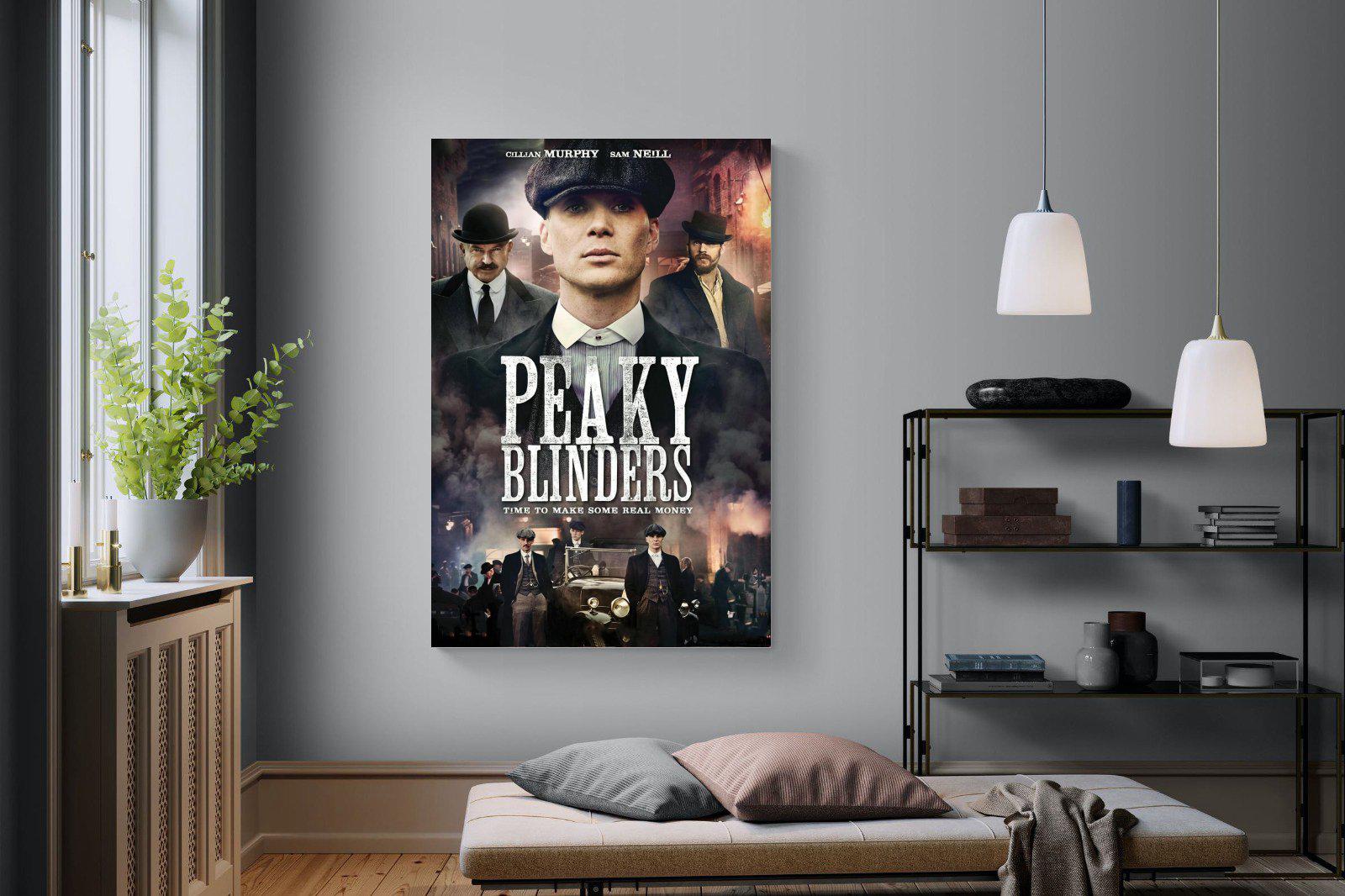 Peaky Blinders-Wall_Art-120 x 180cm-Mounted Canvas-No Frame-Pixalot