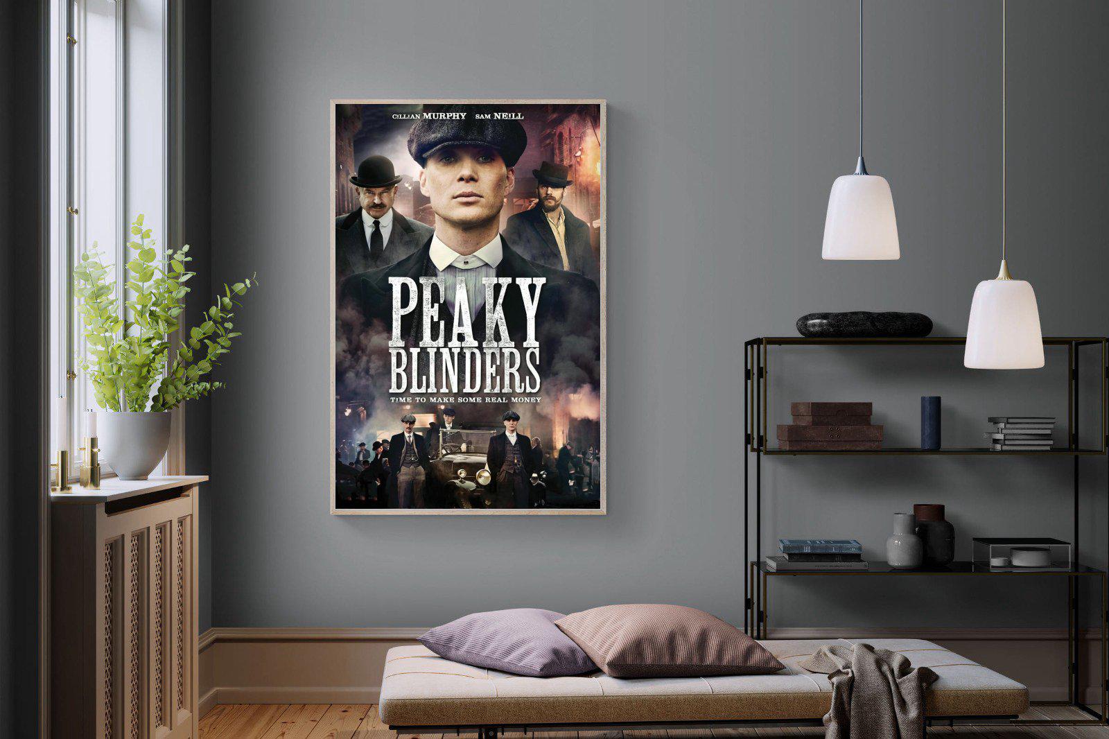 Peaky Blinders-Wall_Art-120 x 180cm-Mounted Canvas-Wood-Pixalot