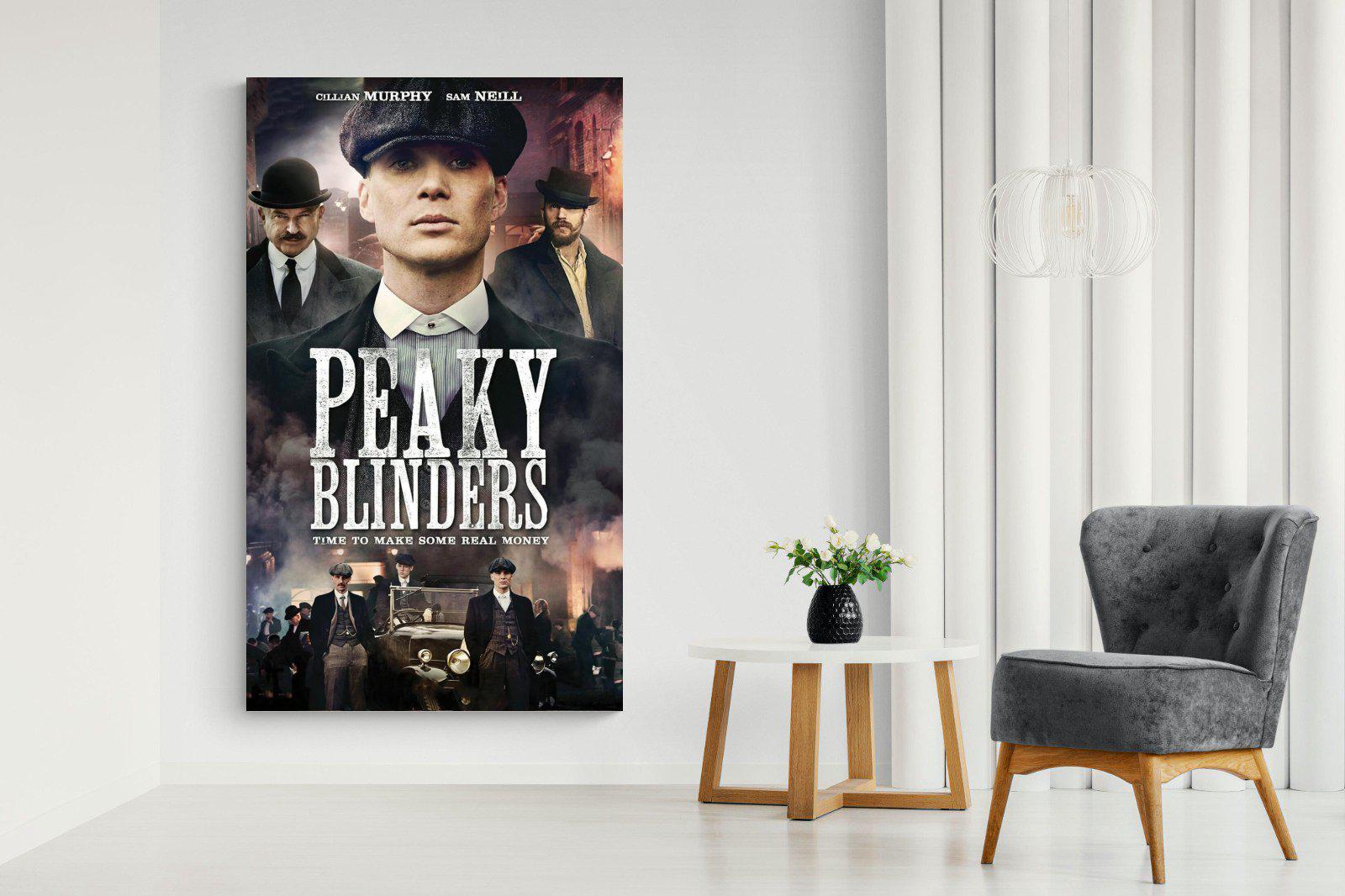 Peaky Blinders-Wall_Art-130 x 220cm-Mounted Canvas-No Frame-Pixalot