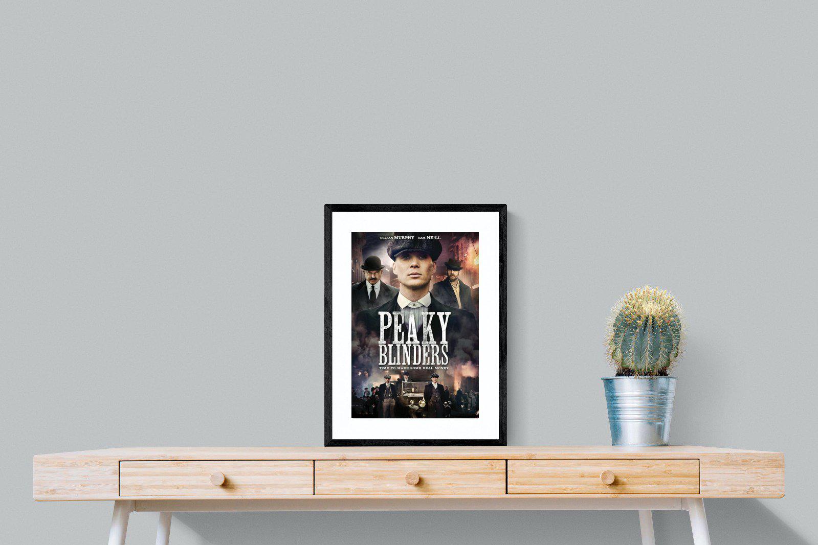 Peaky Blinders-Wall_Art-45 x 60cm-Framed Print-Black-Pixalot