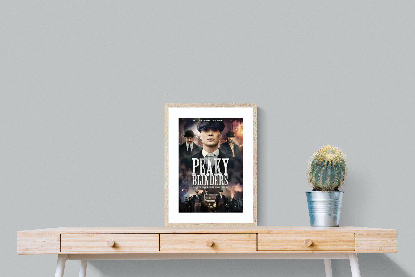 Peaky Blinders-Wall_Art-45 x 60cm-Framed Print-Wood-Pixalot