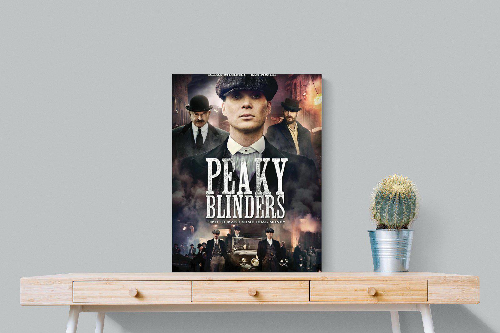 Peaky Blinders-Wall_Art-60 x 80cm-Mounted Canvas-No Frame-Pixalot