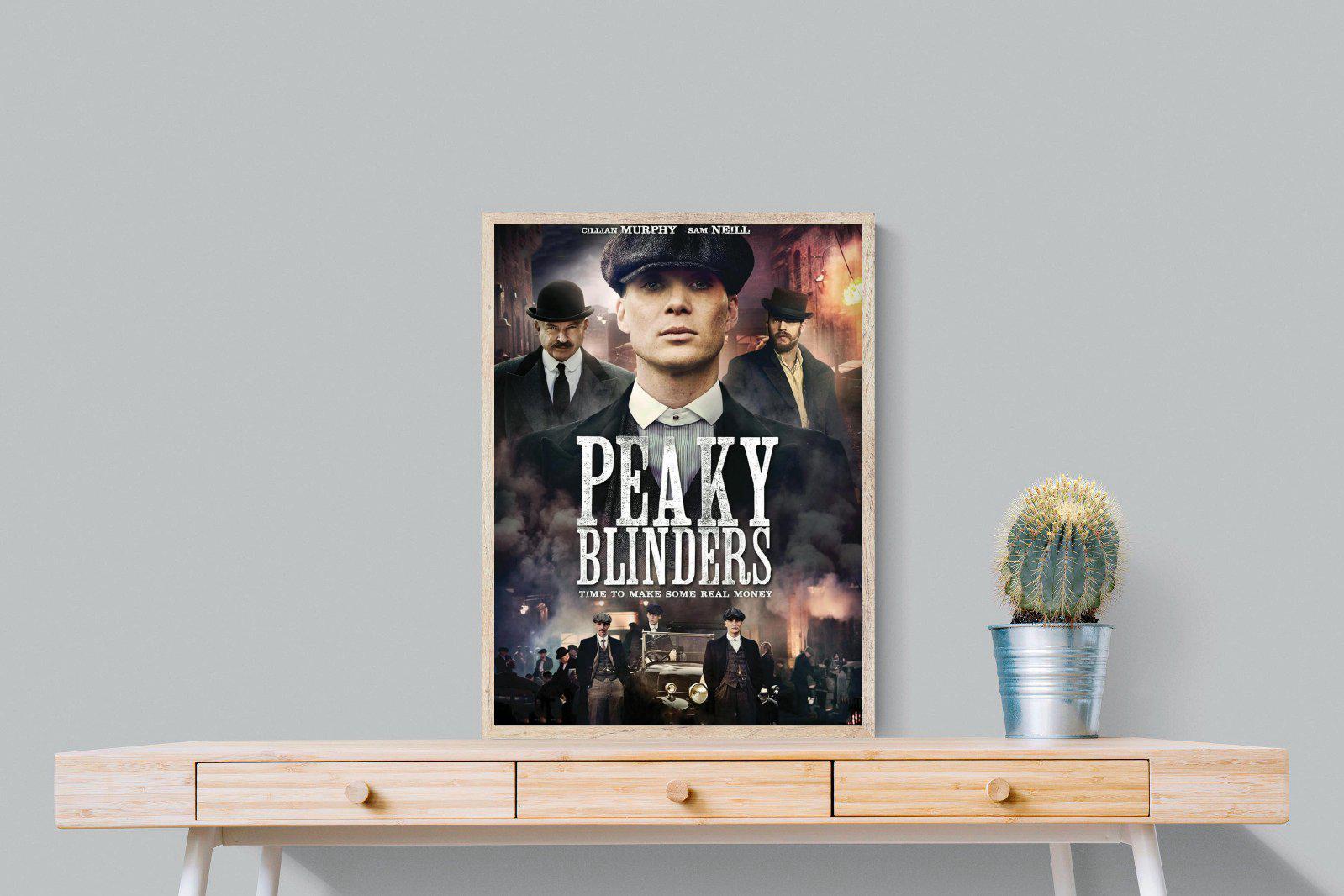 Peaky Blinders-Wall_Art-60 x 80cm-Mounted Canvas-Wood-Pixalot