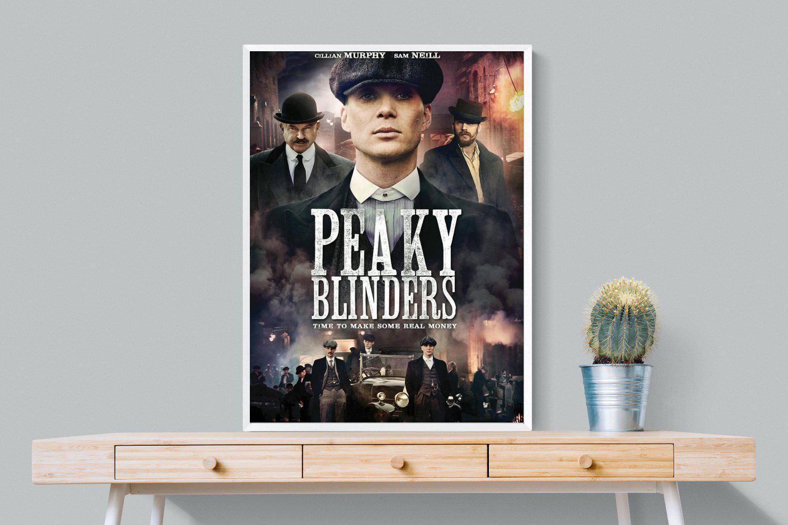 Peaky Blinders-Wall_Art-75 x 100cm-Mounted Canvas-White-Pixalot