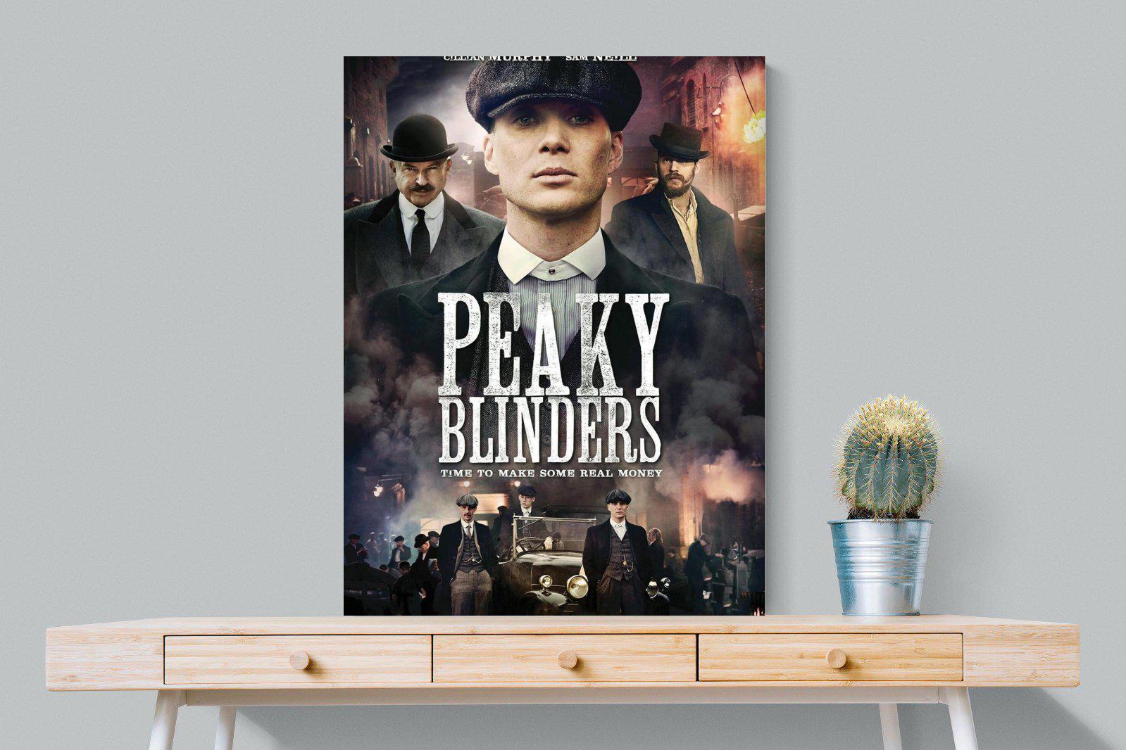 Peaky Blinders-Wall_Art-75 x 100cm-Mounted Canvas-No Frame-Pixalot