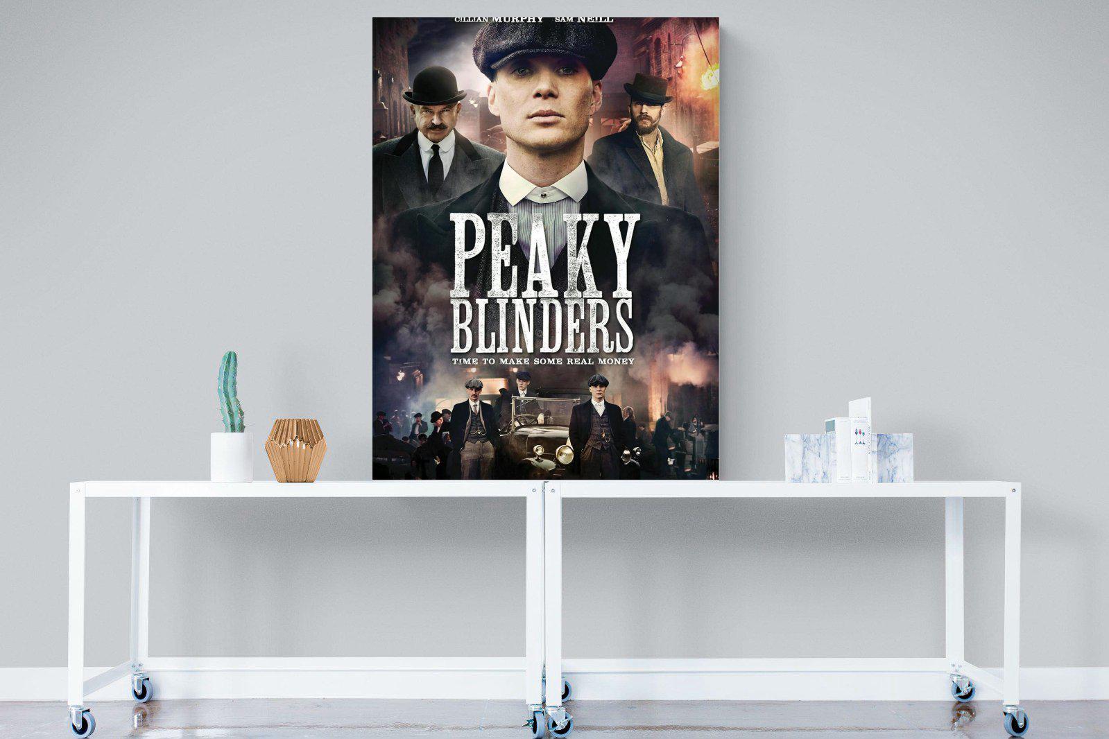 Peaky Blinders-Wall_Art-90 x 120cm-Mounted Canvas-No Frame-Pixalot