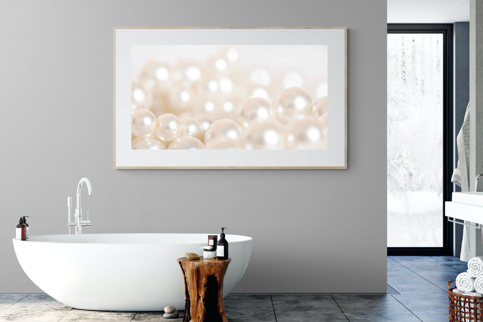 Pearls-Wall_Art-180 x 110cm-Framed Print-Wood-Pixalot