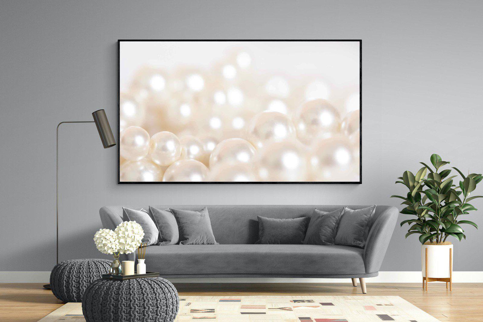 Pearls-Wall_Art-220 x 130cm-Mounted Canvas-Black-Pixalot