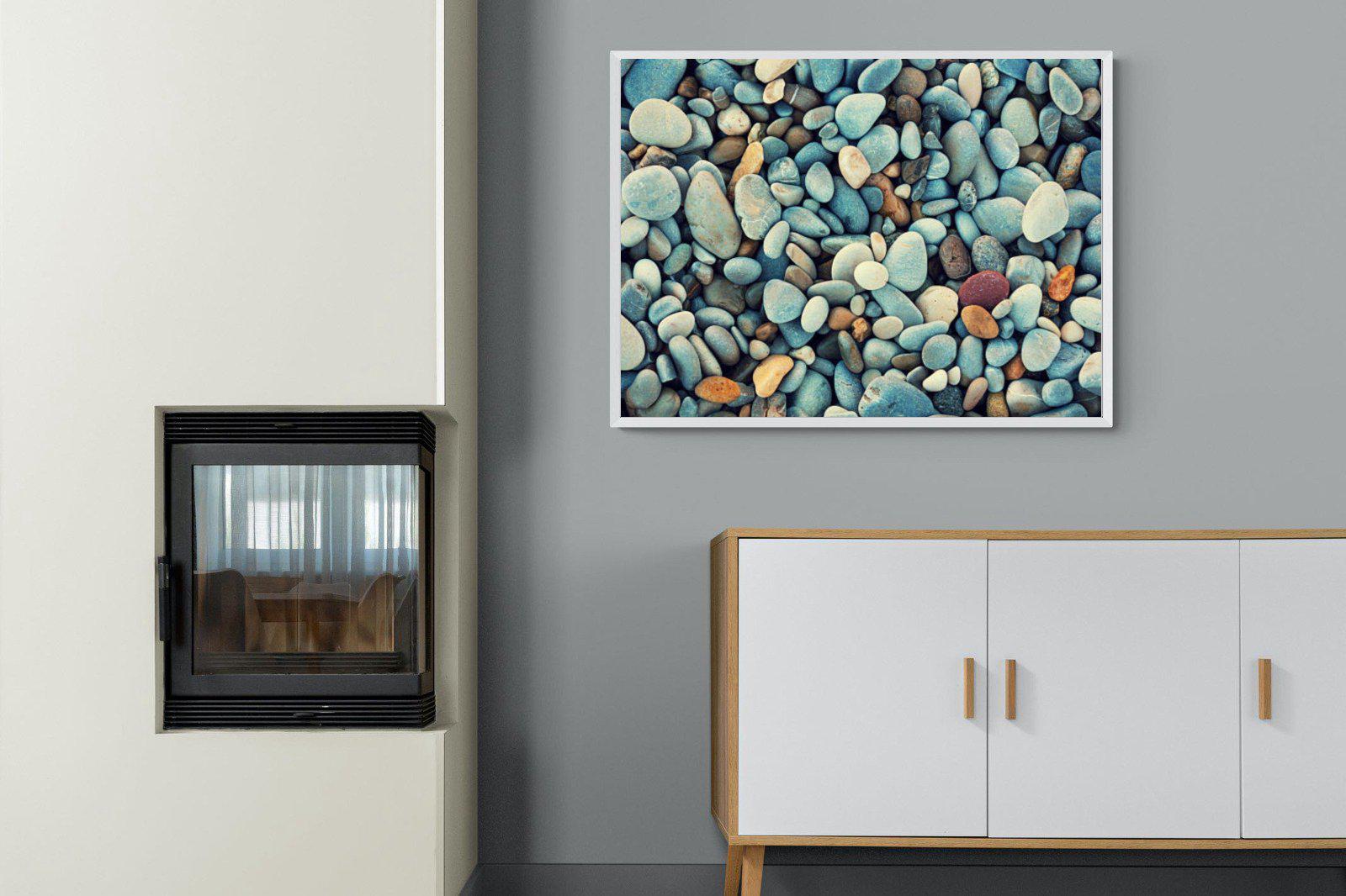 Pebbles-Wall_Art-100 x 75cm-Mounted Canvas-White-Pixalot