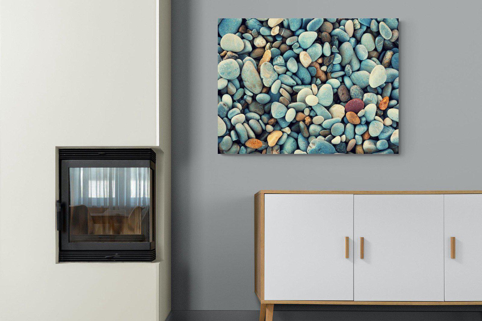 Pebbles-Wall_Art-100 x 75cm-Mounted Canvas-No Frame-Pixalot