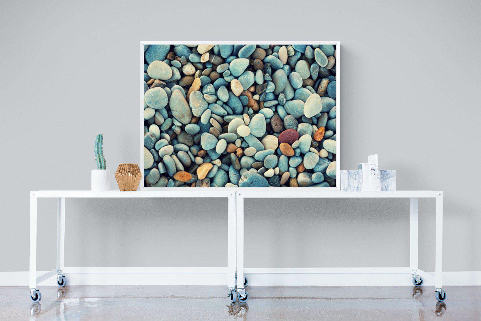 Pebbles-Wall_Art-120 x 90cm-Mounted Canvas-White-Pixalot