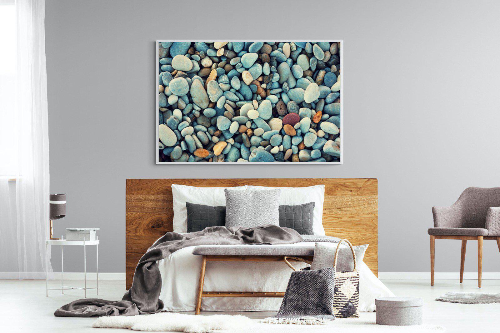Pebbles-Wall_Art-150 x 100cm-Mounted Canvas-White-Pixalot