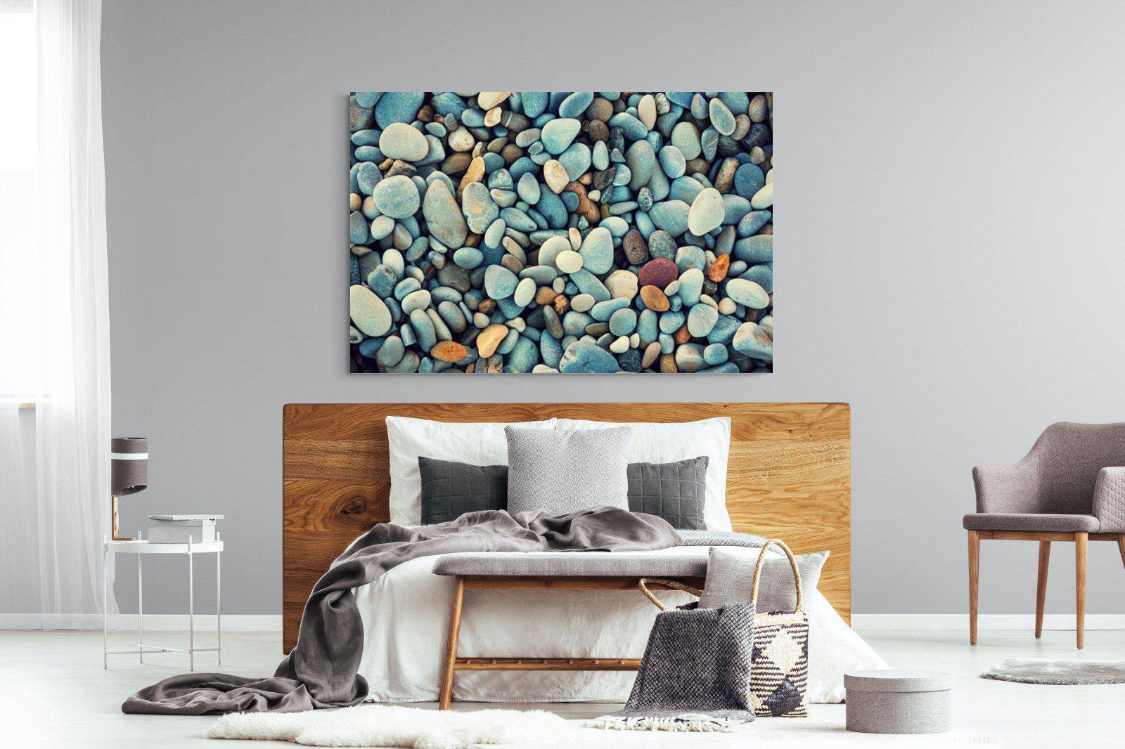Pebbles-Wall_Art-150 x 100cm-Mounted Canvas-No Frame-Pixalot