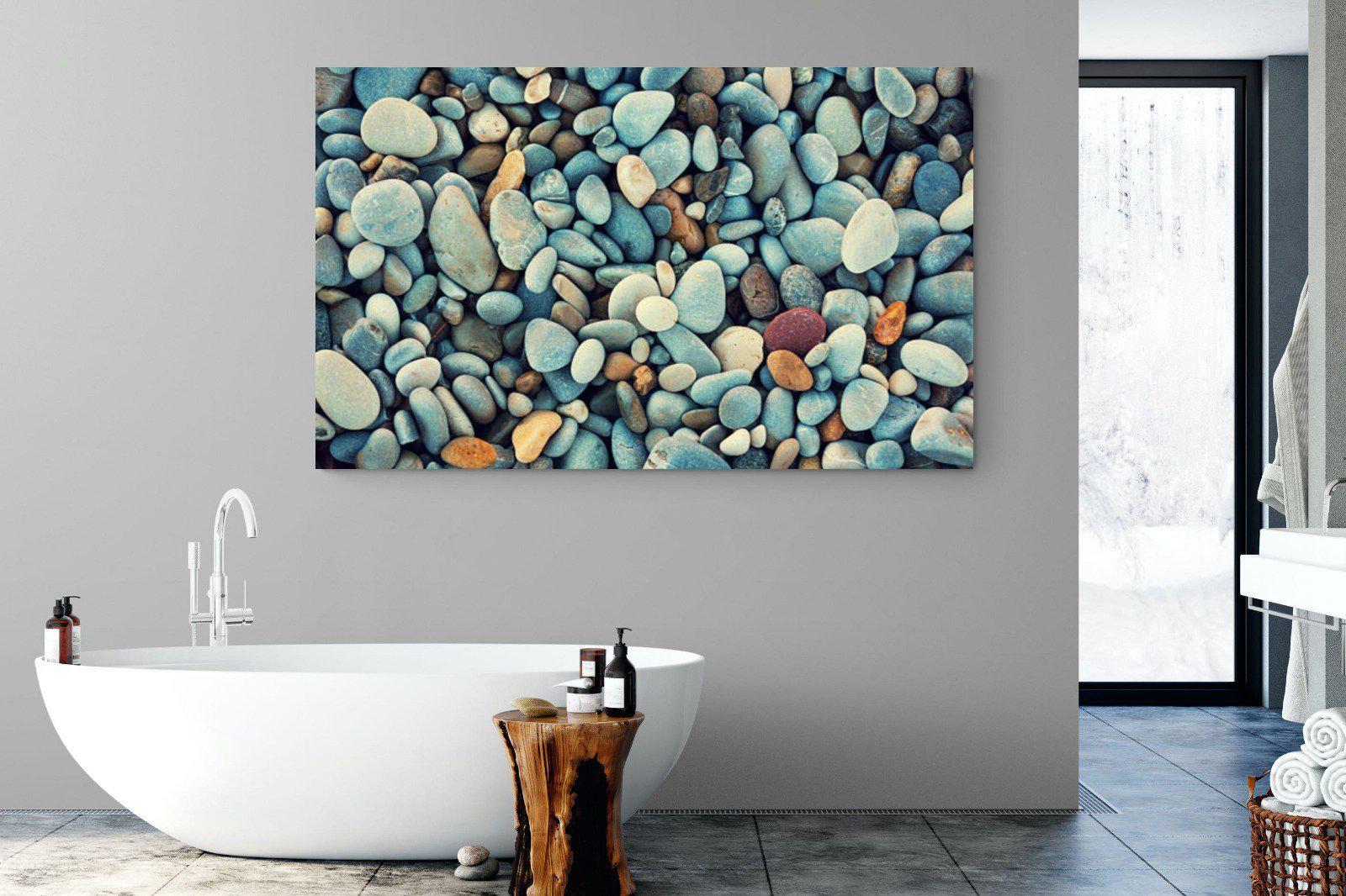 Pebbles-Wall_Art-180 x 110cm-Mounted Canvas-No Frame-Pixalot