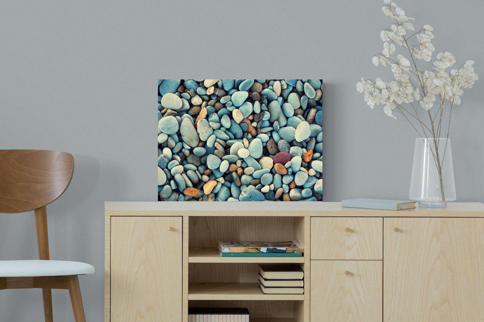 Pebbles-Wall_Art-60 x 45cm-Mounted Canvas-No Frame-Pixalot