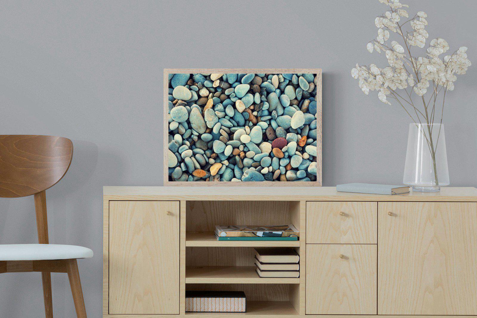 Pebbles-Wall_Art-60 x 45cm-Mounted Canvas-Wood-Pixalot